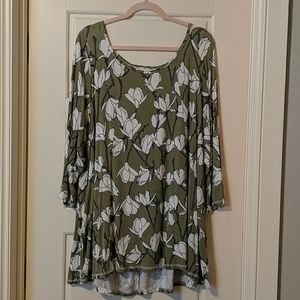 Dia & Co. floral tunic